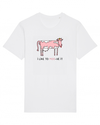 I like to MOO-ve it Tricou mânecă scurtă Unisex Rocker