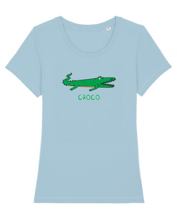 Croco Sky Blue