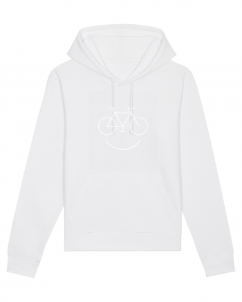 Smiling Bicycle  White