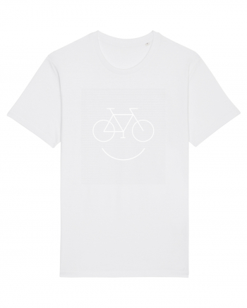 Smiling Bicycle  White