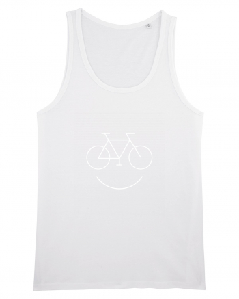 Smiling Bicycle  White