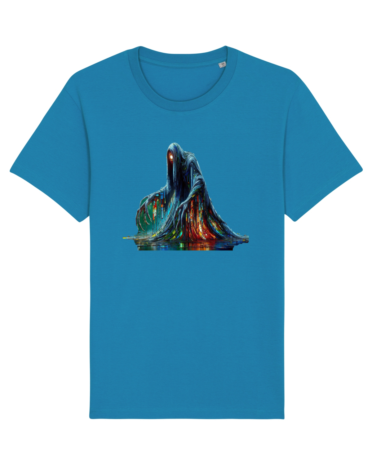Tricou mânecă scurtă Unisex Rocker Azur