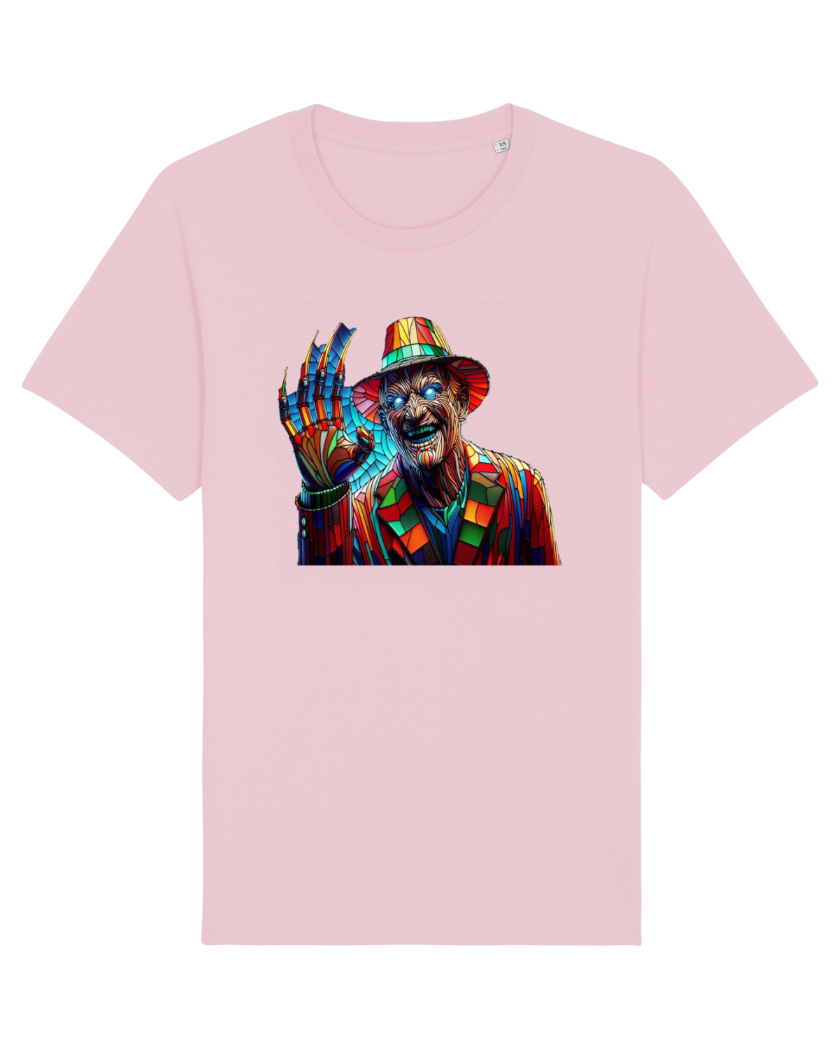 Tricou mânecă scurtă Unisex Rocker Cotton Pink