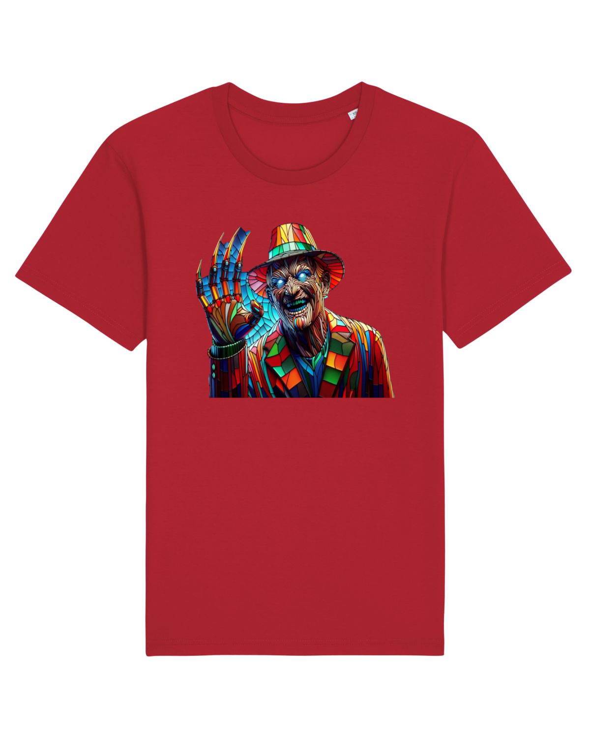 Tricou mânecă scurtă Unisex Rocker Red