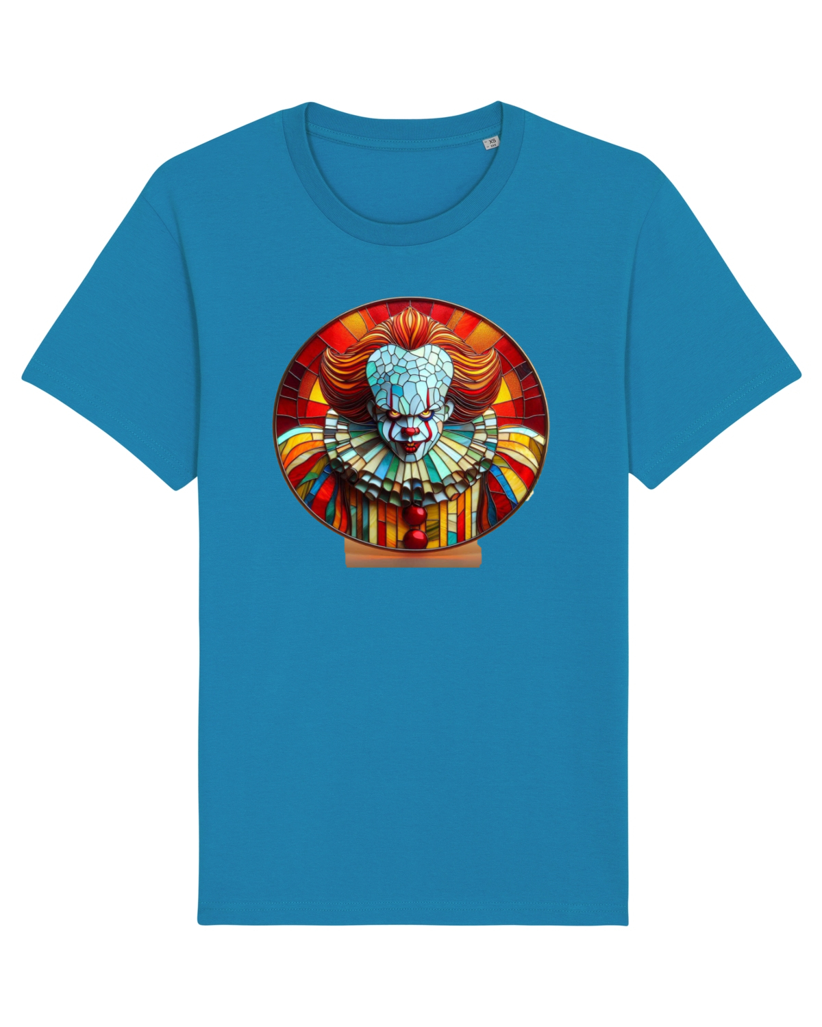 Tricou mânecă scurtă Unisex Rocker Azur