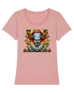 It the clown  Tricou mânecă scurtă guler larg fitted Damă Expresser
