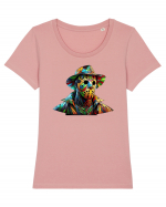 Jason Tricou mânecă scurtă guler larg fitted Damă Expresser