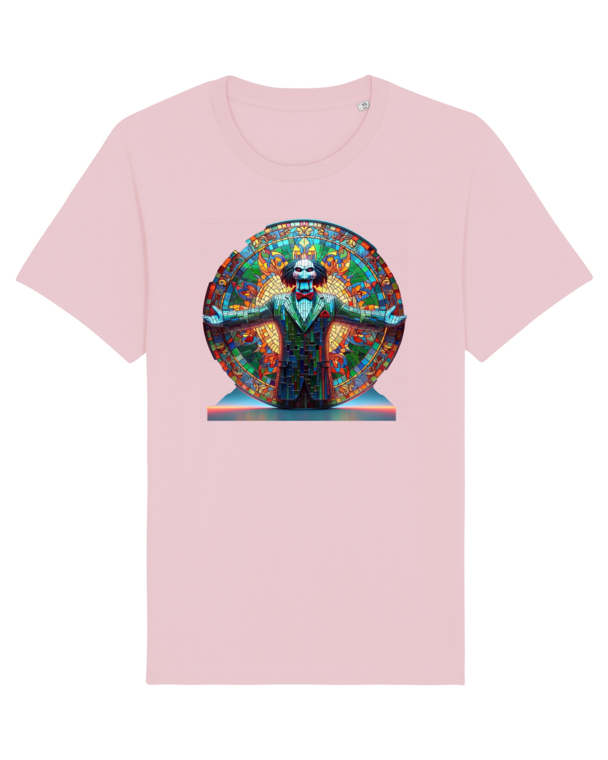 Tricou mânecă scurtă Unisex Rocker Cotton Pink