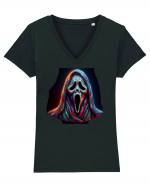 Scream Tricou mânecă scurtă guler V Damă Evoker