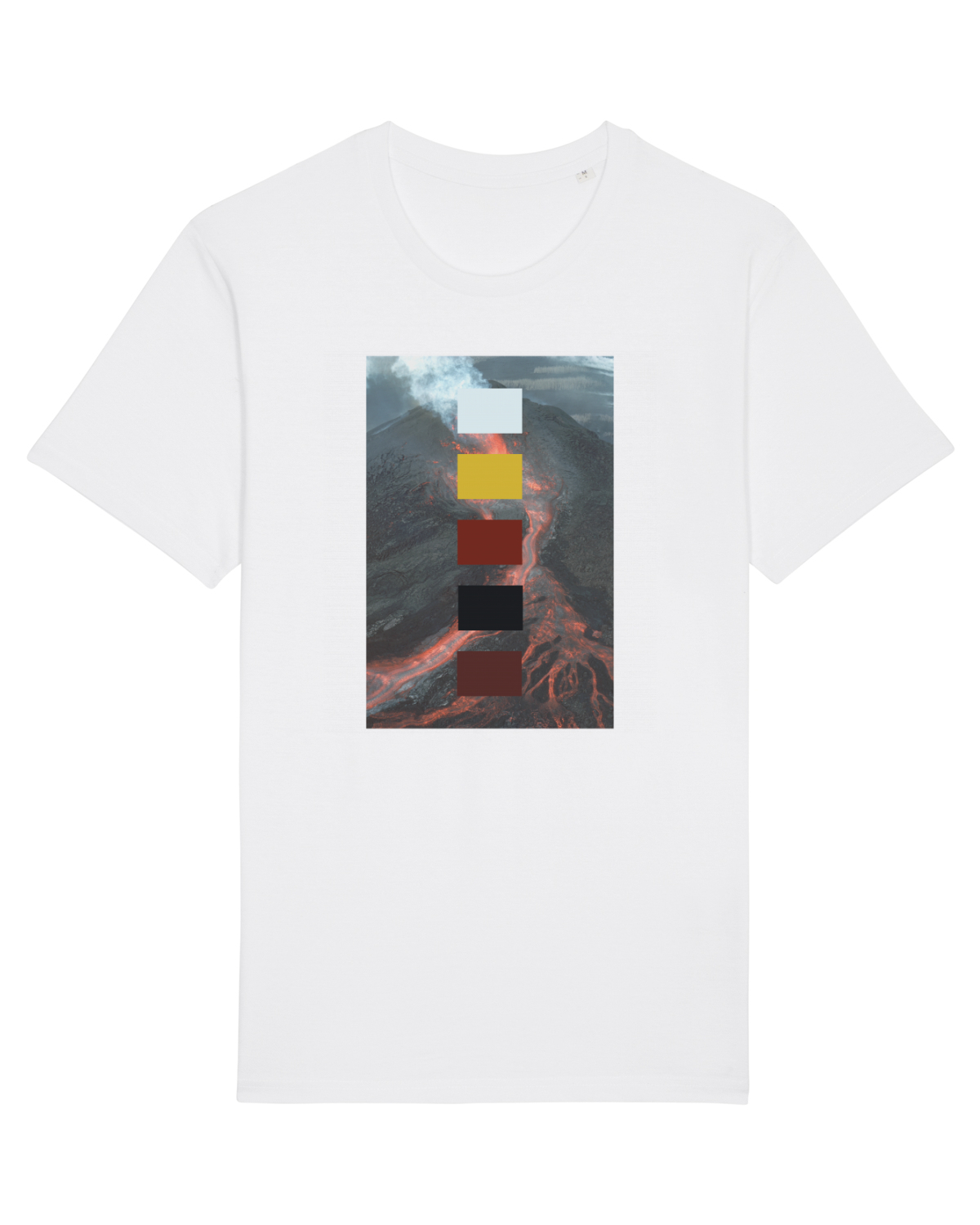 Tricou mânecă scurtă Unisex Rocker White