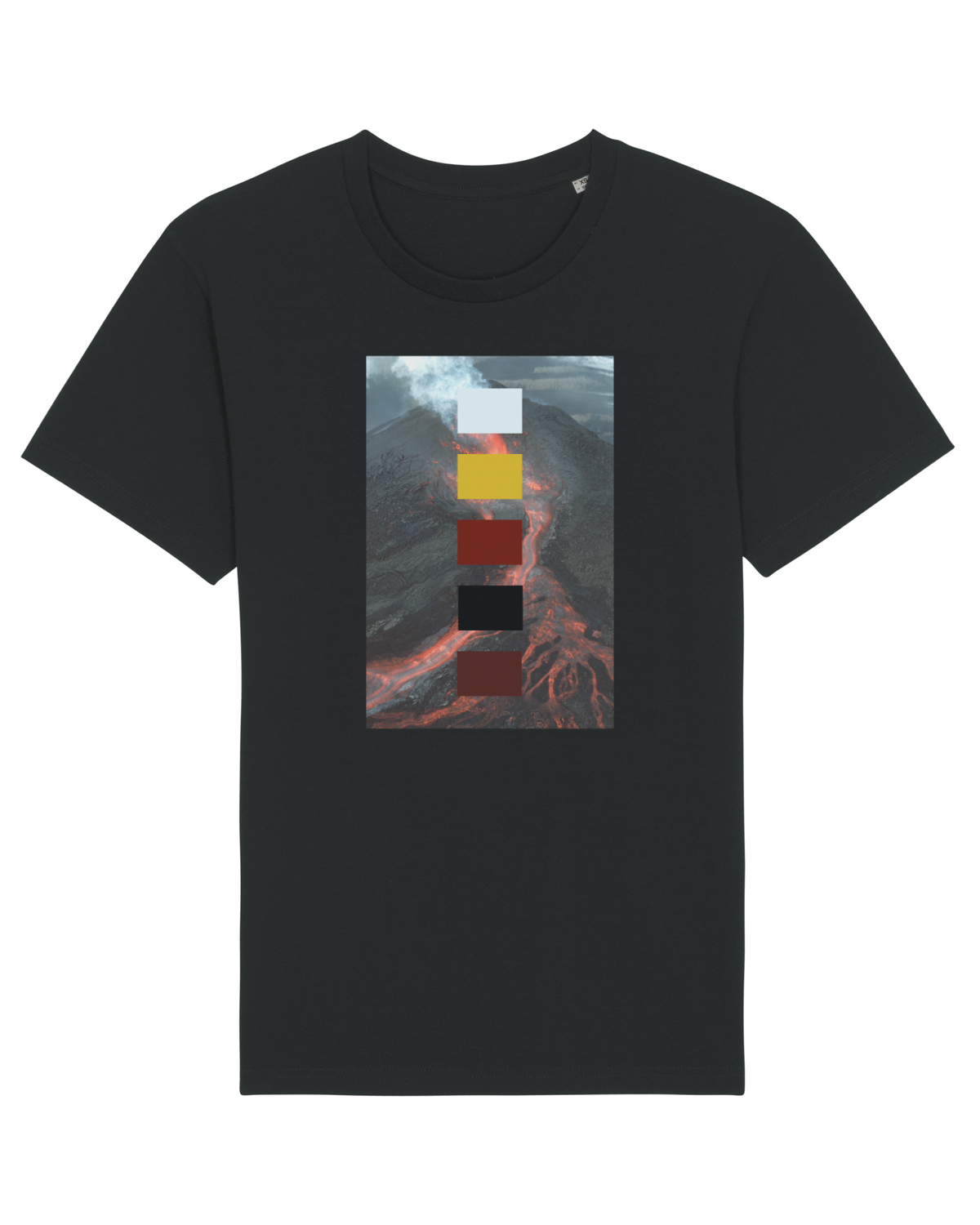 Tricou mânecă scurtă Unisex Rocker Black