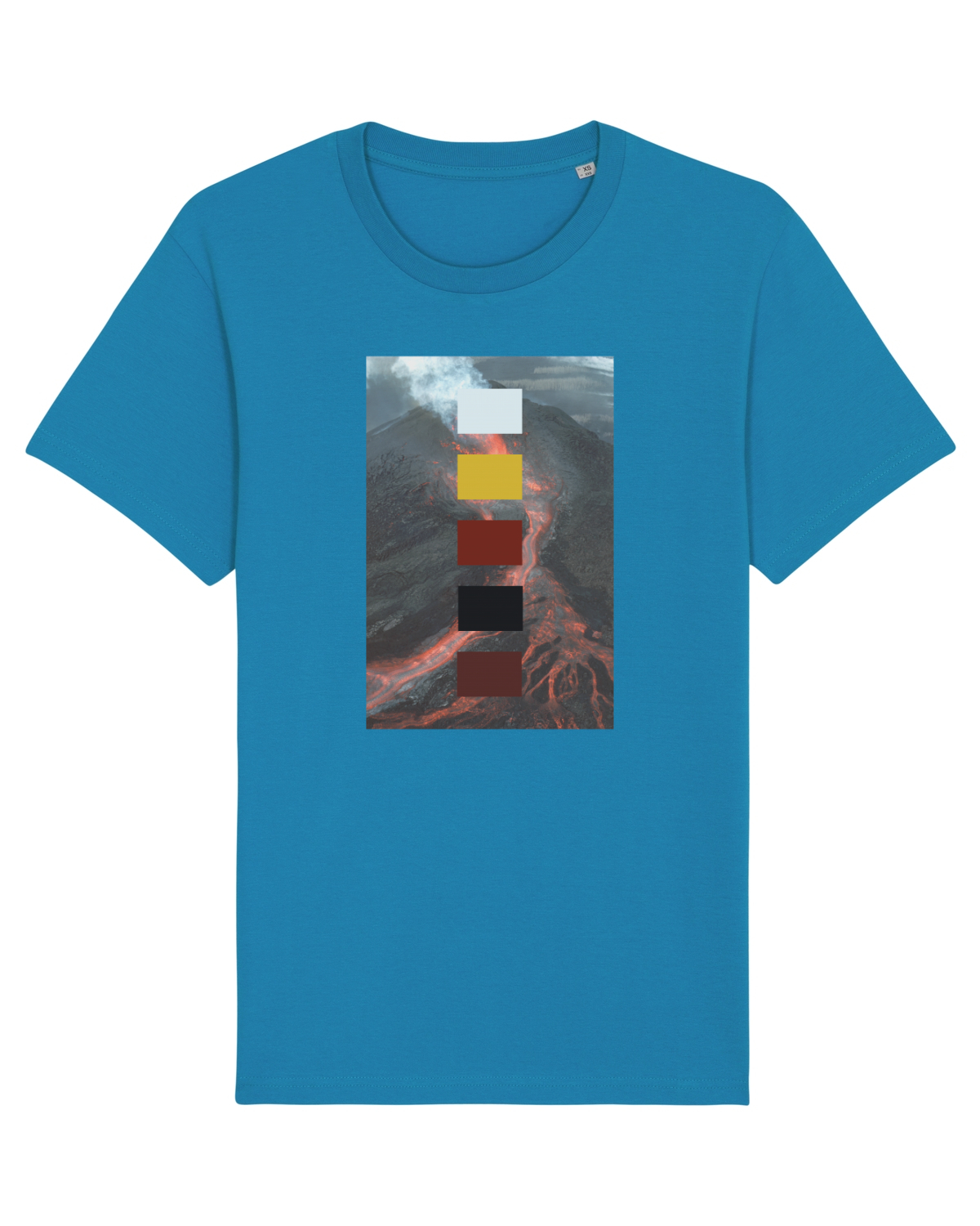 Tricou mânecă scurtă Unisex Rocker Azur