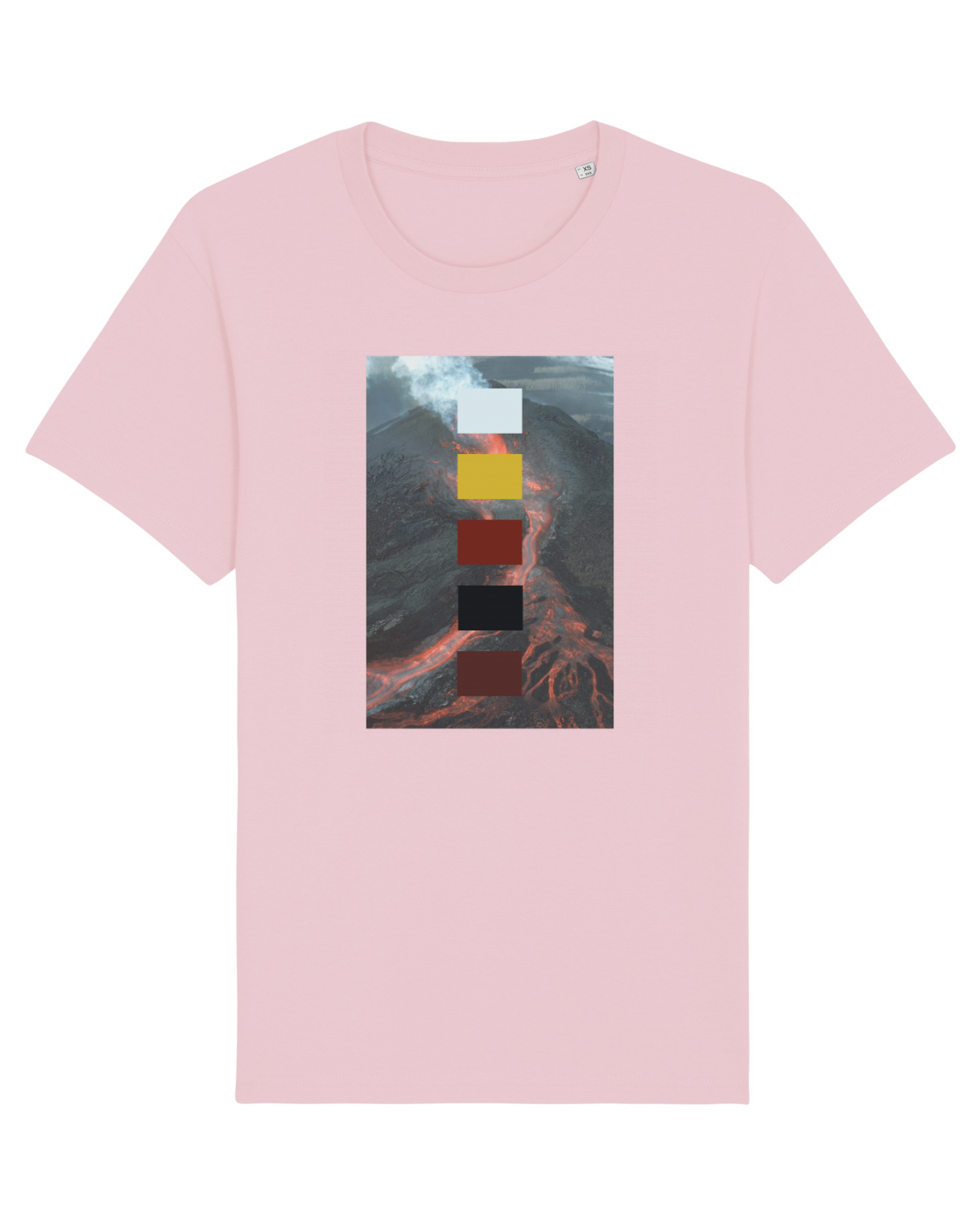 Tricou mânecă scurtă Unisex Rocker Cotton Pink