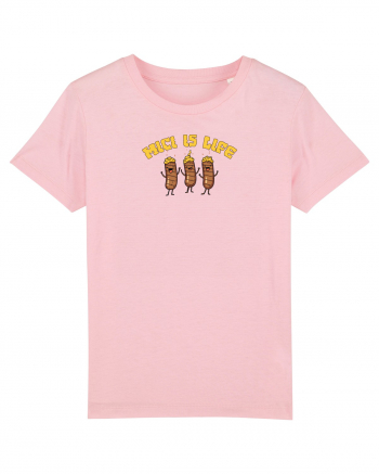 MICI  IS LIFE / MICII SUNT  VIATA Cotton Pink