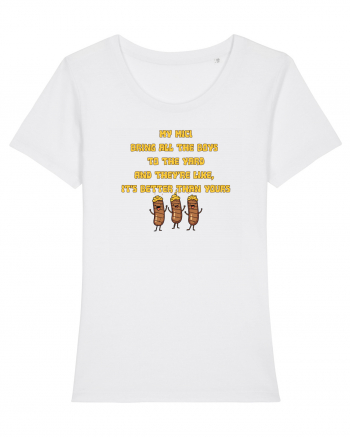 MY MICI BRING ALL THE BOYS TO THE YARD / MICII MEI ADUNA TOTI BAIETII  White