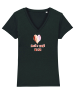 SLANA & CEAPA IS LIFE Tricou mânecă scurtă guler V Damă Evoker
