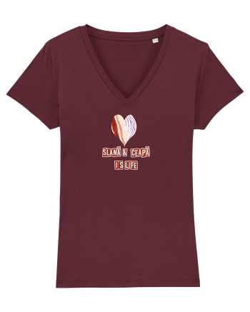SLANA & CEAPA IS LIFE Burgundy