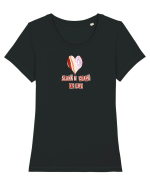 SLANA & CEAPA IS LIFE Tricou mânecă scurtă guler larg fitted Damă Expresser