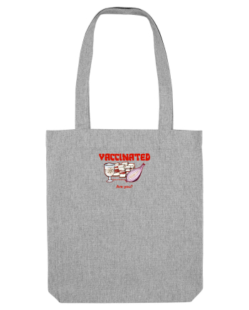VACCINATED, ARE YOU? - Made in Romania Heather Grey