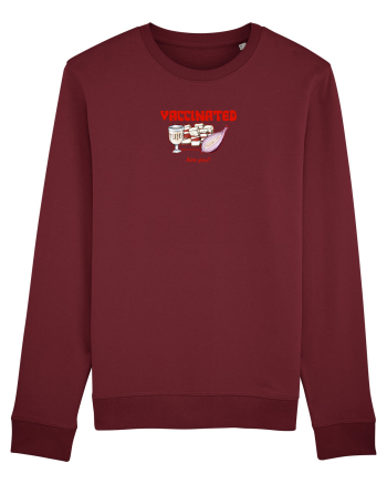 VACCINATED, ARE YOU? - Made in Romania Burgundy