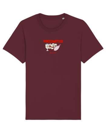 VACCINATED, ARE YOU? - Made in Romania Burgundy