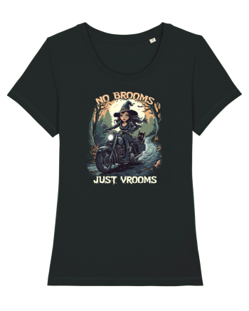 NO BROOMS, JUST VROOMS Black
