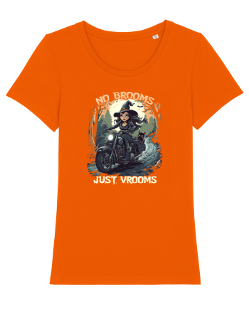 NO BROOMS, JUST VROOMS Bright Orange