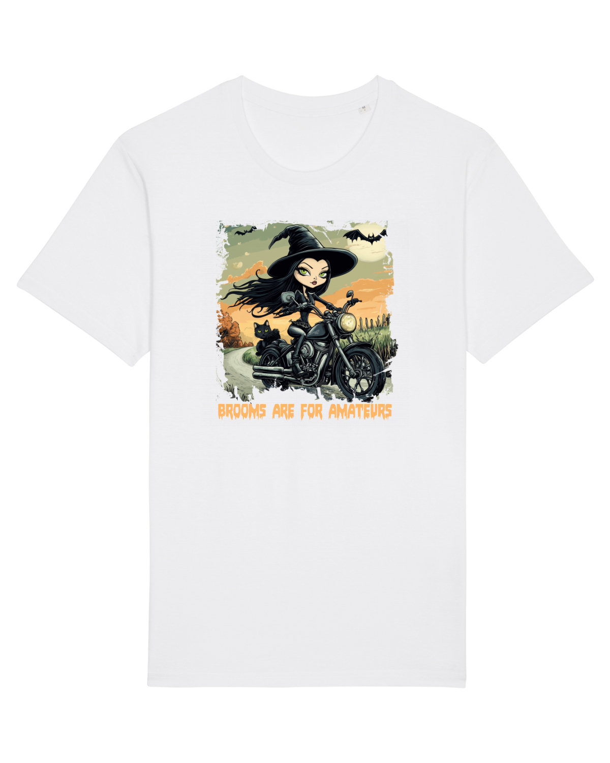 Tricou mânecă scurtă Unisex Rocker White