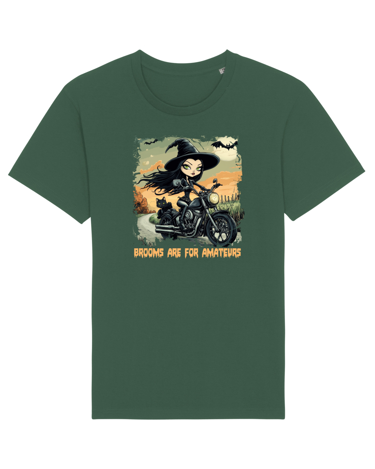 Tricou mânecă scurtă Unisex Rocker Bottle Green