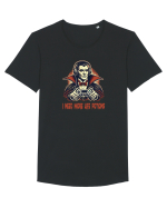 DRACULA -I NEED MORE LIFE POTIONS  Tricou mânecă scurtă guler larg Bărbat Skater