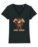 ZMEUL ZMEILOR Tricou mânecă scurtă guler V Damă Evoker