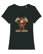 ZMEUL ZMEILOR Tricou mânecă scurtă guler larg fitted Damă Expresser