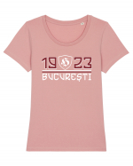 1923 Bucuresti Hooligans Tricou mânecă scurtă guler larg fitted Damă Expresser