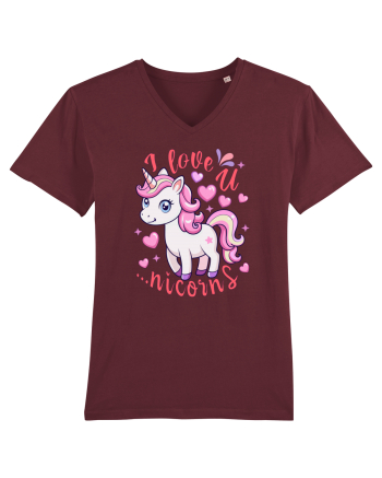Imi place de tine. Pardon, de unicorni Burgundy