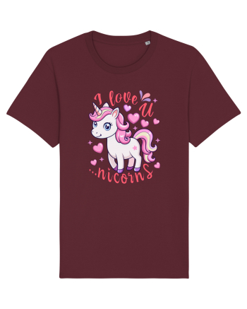 Imi place de tine. Pardon, de unicorni Burgundy