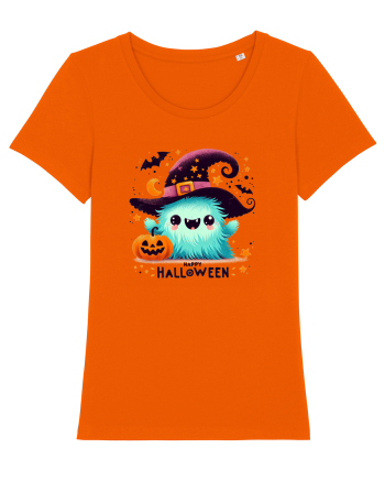 Halloween cute ghost  Bright Orange