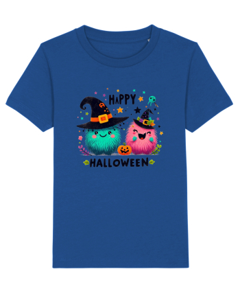 Happy Halloween cute ghost  Majorelle Blue