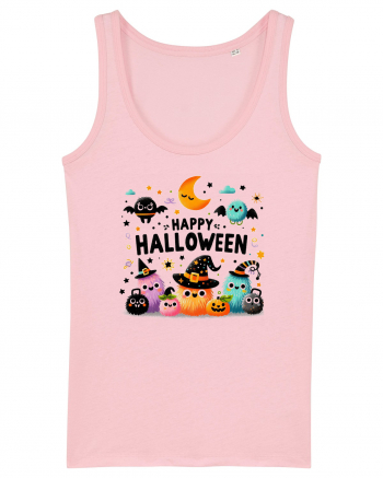 Happy Halloween cute ghost buddies Cotton Pink