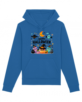 Happy Halloween cute ghost buddies Royal Blue