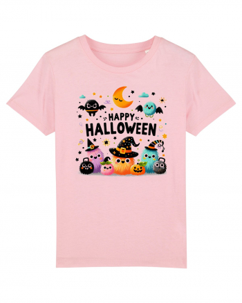 Happy Halloween cute ghost buddies Cotton Pink