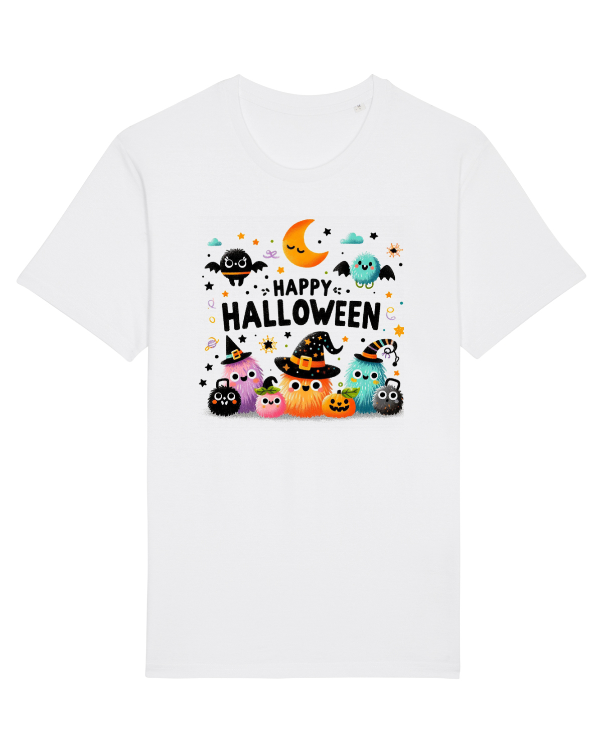 Tricou mânecă scurtă Unisex Rocker White