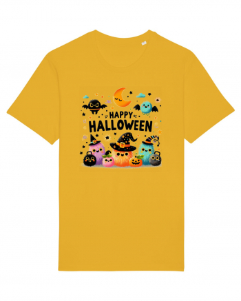 Happy Halloween cute ghost buddies Spectra Yellow