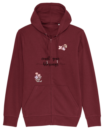 Count your Blessings Burgundy