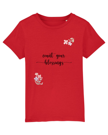 Count your Blessings Red