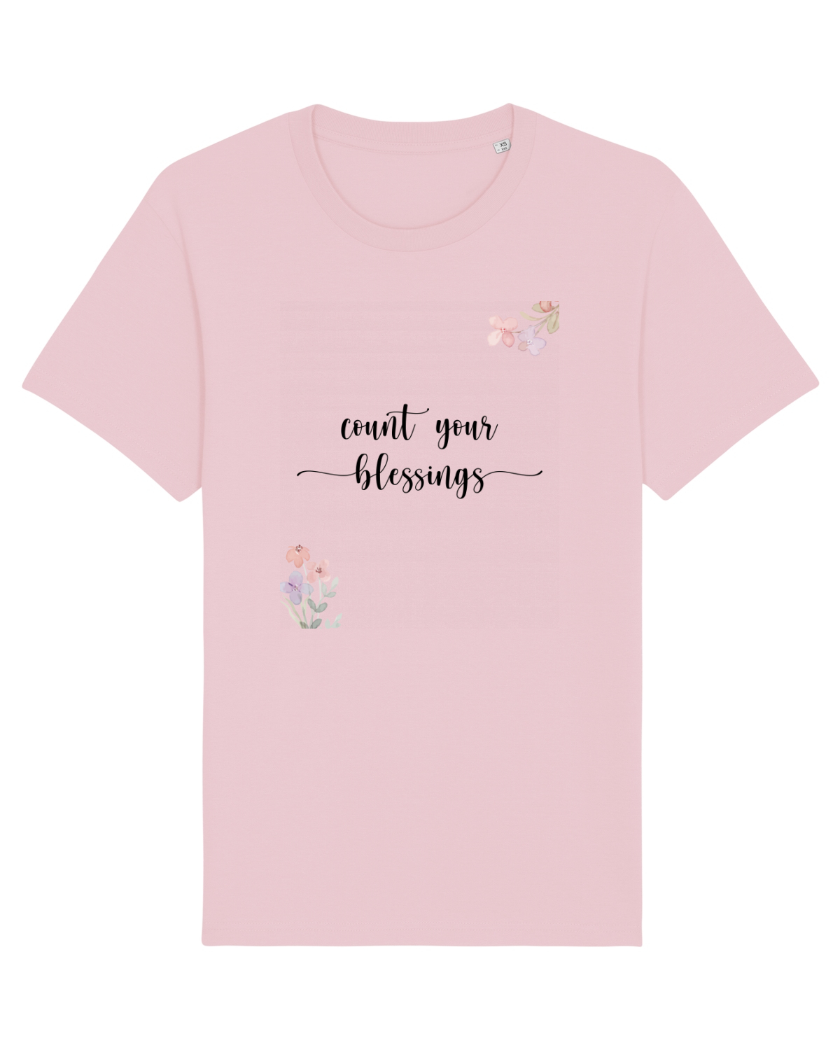 Tricou mânecă scurtă Unisex Rocker Cotton Pink