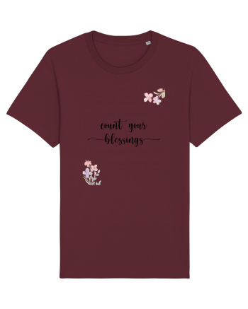 Count your Blessings Burgundy