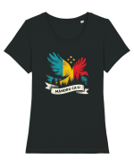 Mandru ca is! Tricou mânecă scurtă guler larg fitted Damă Expresser