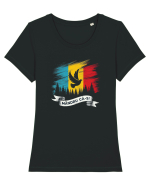 Mandru ca is! Tricou mânecă scurtă guler larg fitted Damă Expresser