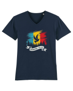Mandru ca is! Tricou mânecă scurtă guler V Bărbat Presenter
