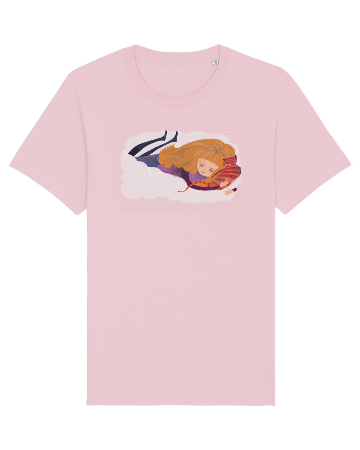 Tricou mânecă scurtă Unisex Rocker Cotton Pink